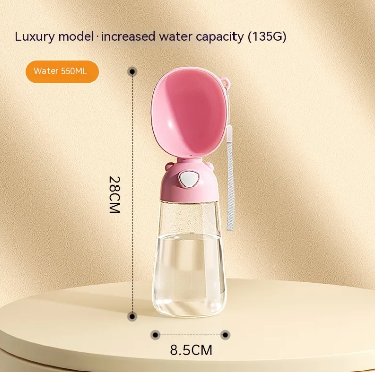 Portable Dog Water Bottle & Feeder for Pets, Travel Water Dispenser and Bowl