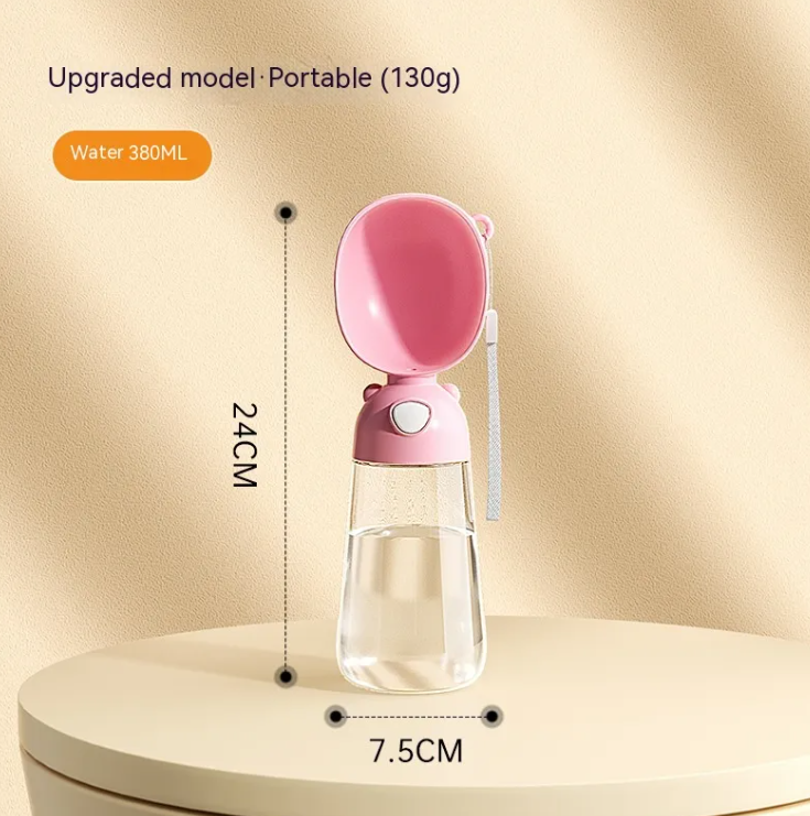 Portable Dog Water Bottle & Feeder for Pets, Travel Water Dispenser and Bowl